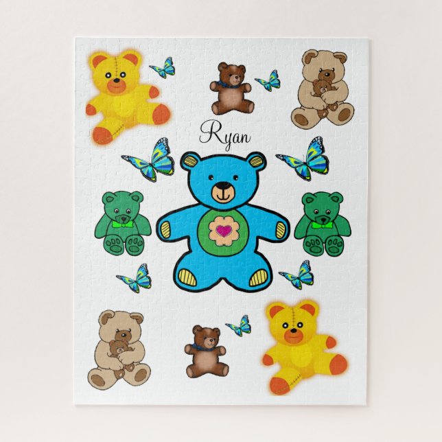 Puzzles Teddy Bears Butterfly (Vertikal)