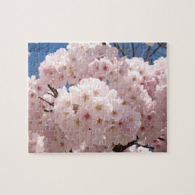 Puzzles uniques Fleurs roses fleuries Printemps (Horizontal)