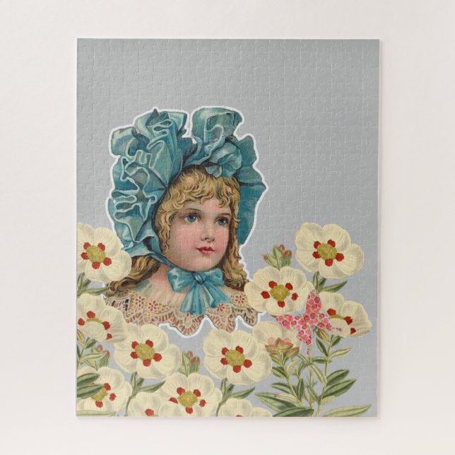Puzzles Vintage femme Floral (Vertical)
