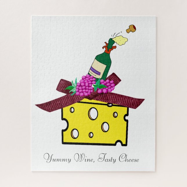 Puzzles Weinkäse (Vertikal)