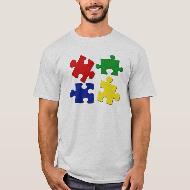 Puzzlespiel bessert Shirt aus (Vorderseite)