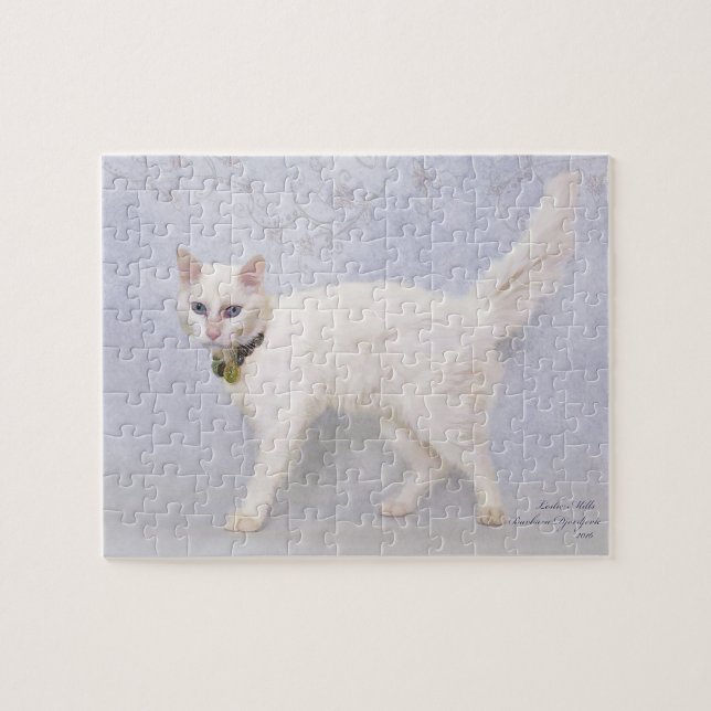 Puzzlespiel, das Lilly kennzeichnet (Horizontal)