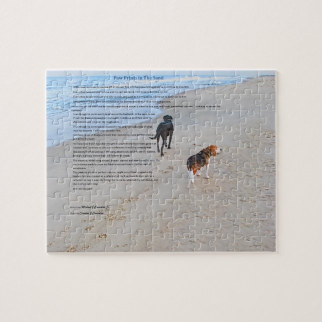 Puzzlespiel des Foto-8x10 mit Zinn (Horizontal)