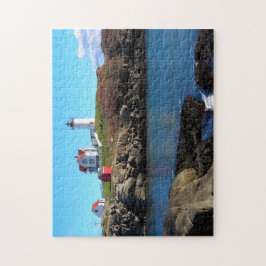 Puzzlespiel des Klumpen-Leuchtturm-(Kap Neddick)