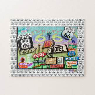 Puzzlespiel des Weg-66
