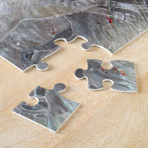 Puzzlespiel - Einhornsnowy-Eule