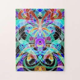 Puzzlespiel-ethnische Art