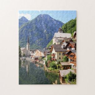 Puzzlespiel Hallstatt von Österreich