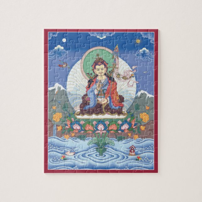 PUZZLESPIEL im ZINN - Padmasambhava (Tib: Guru (Vertikal)