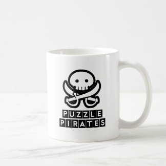 Puzzlespiel kapert Schädel-Tasse Kaffeetasse