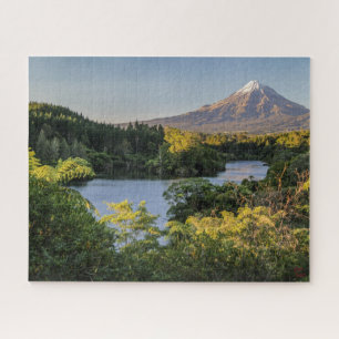 Puzzlespiel-Landschaft von Neuseeland - Taranaki