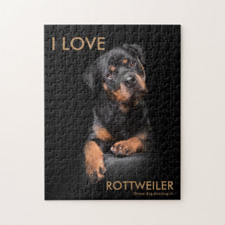 Puzzlespiel Rottweiler