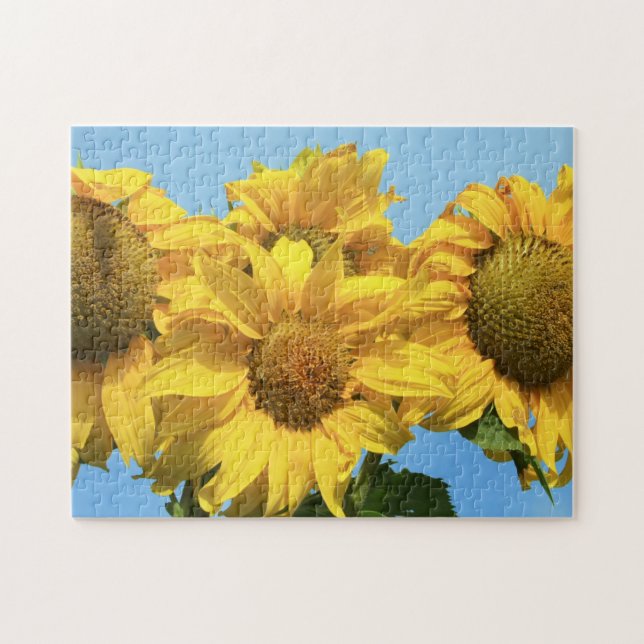 Puzzlespiel-Sonnenblumen (Horizontal)