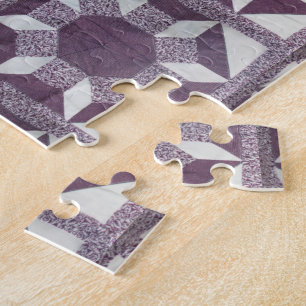 Puzzlespiel - Steppdeckenmuster - Spulen des