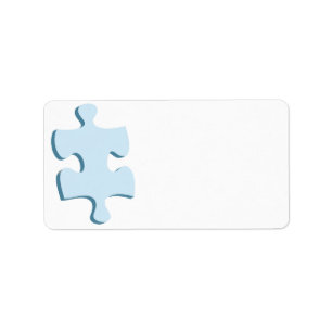 Puzzlespiel-Stück-Adressen-Etiketten Adressaufkleber