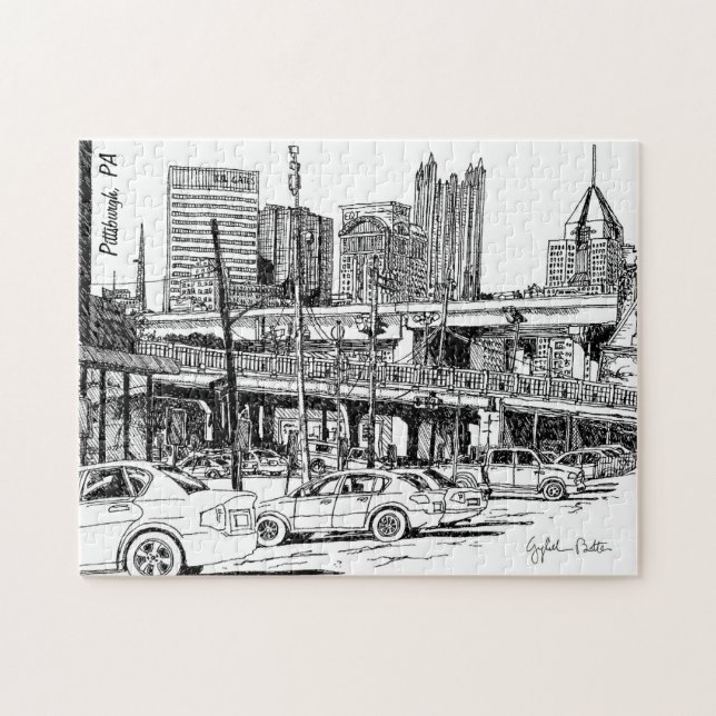 Puzzlespiel von Pittsburgh (Horizontal)