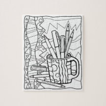 PUZZLESPIELE FÄRBEN Sie - eine SCHALE VOLL VON