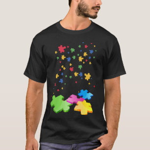 Puzzleteil Autismus Liebe Bewusstsein Leben Mama h T-Shirt