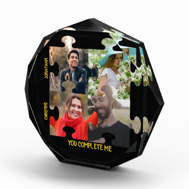 Puzzleteil-Foto Sie ergänzen mich. Fotoblock (Rechts)