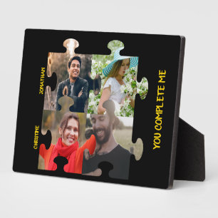 Puzzleteil-Foto Sie ergänzen mich. Fotoplatte