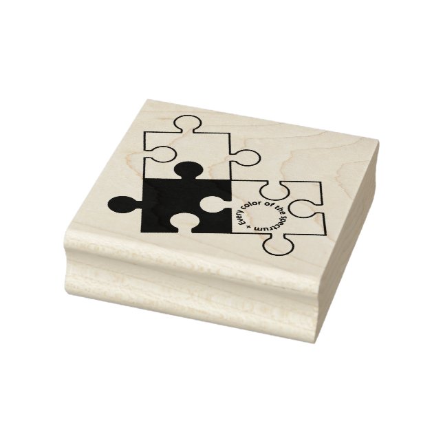 Puzzleteil Gummistempel (Stempel)