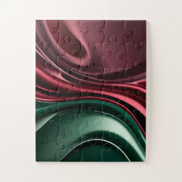 Puzzleteil in stilvoller abstrakter Grafik