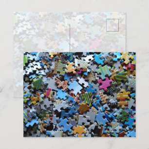 Puzzleteile 2 postkarte