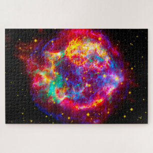 Puzzleteile des Sternbilds Cassiopeia.
