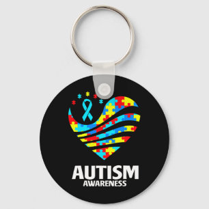 Puzzleteile Herz Autisti Schlüsselanhänger