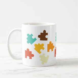 Puzzleteile Kaffeetasse