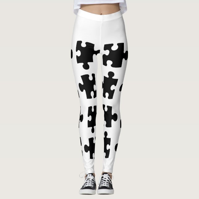 Puzzleteile Leggings (Vorderseite)