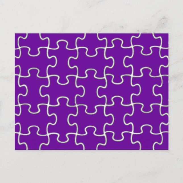 Puzzleteile Postkarte (Vorderseite)