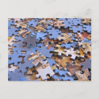 Puzzleteile Postkarte