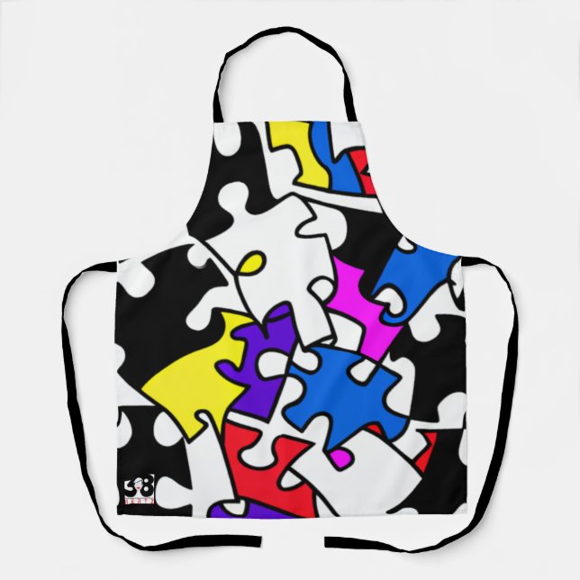 Puzzleteile Schürze (Vorderseite)