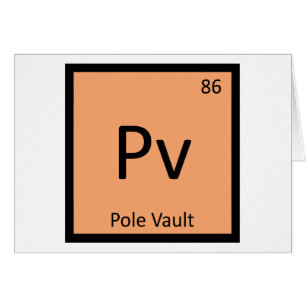 Pv - Stabhochsprung Leichtathletik Chemie-Symbol