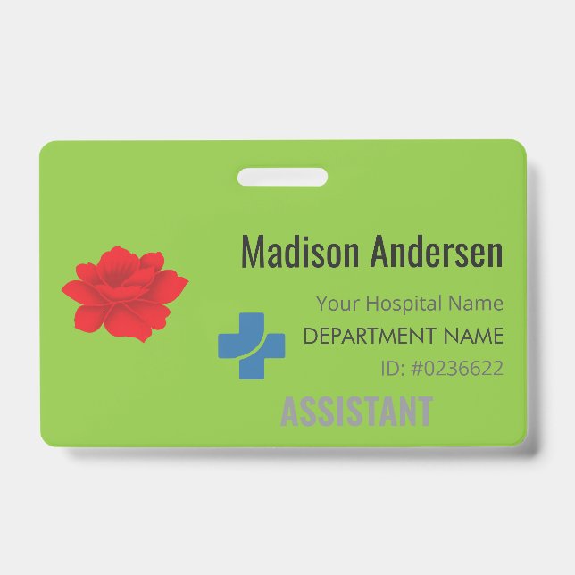 PVC-Abzeichen-Karte - Office.Event.Horizontal.ID Ausweis (Vorderseite)