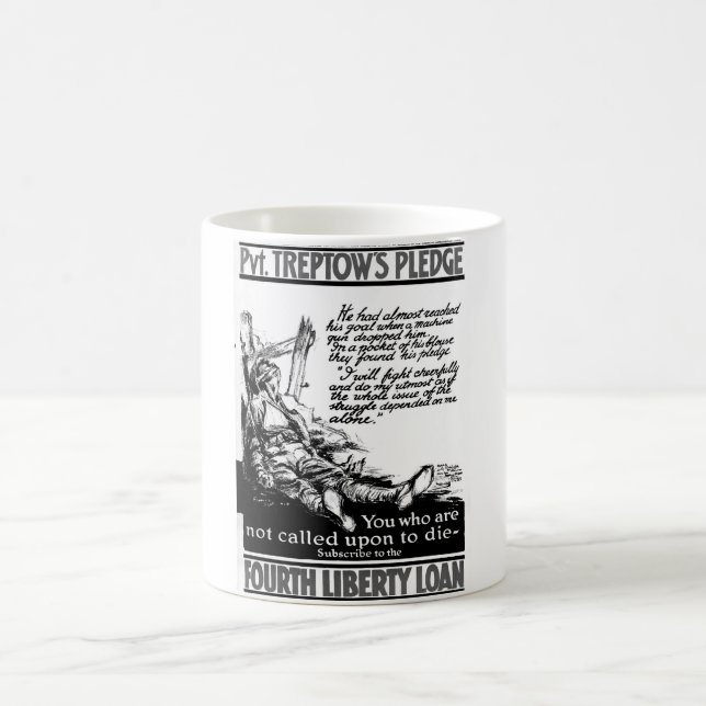Pvt. Treptows Bürgschaft.  "Ich werde fight_War Kaffeetasse (Mittel)