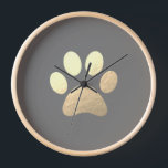 PW Print Wood Gerahmt große Uhr<br><div class="desc">Minimalistisches Blatt Holz Gerahmt große Uhr</div>