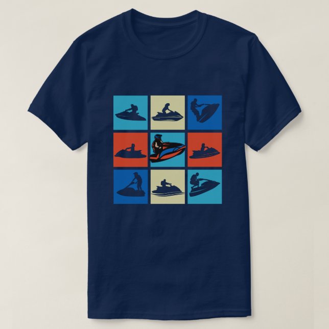PWC Pop Artish Watercraft Formen T-Shirt (Design vorne)