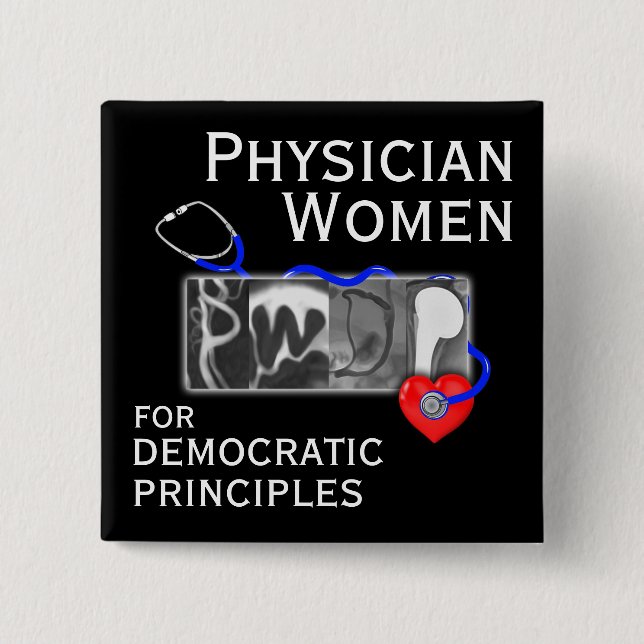 PWDP Röntgenstrahl Logoknopf mit Namen Button (Vorderseite)