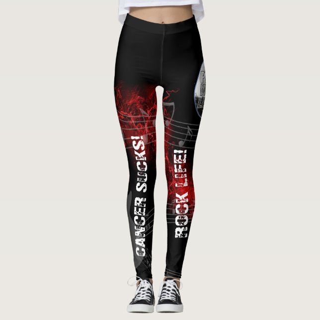 PWL Krebs-ist zum Kotzen Leggings (Vorderseite)