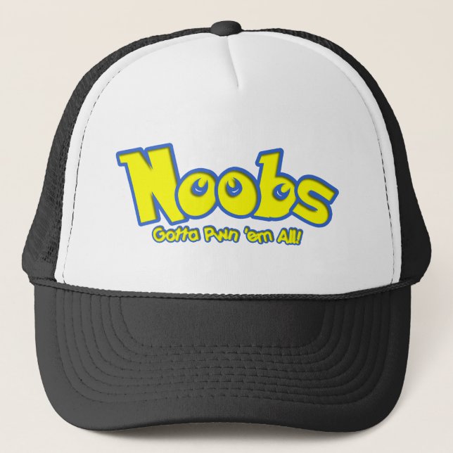 Pwn Noobs Truckerkappe (Vorderseite)
