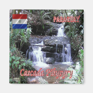 PY - Paraguay - Wasserfall Pikysyry Magnet