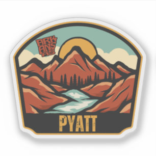 Pyatt, Arkansas Aufkleber