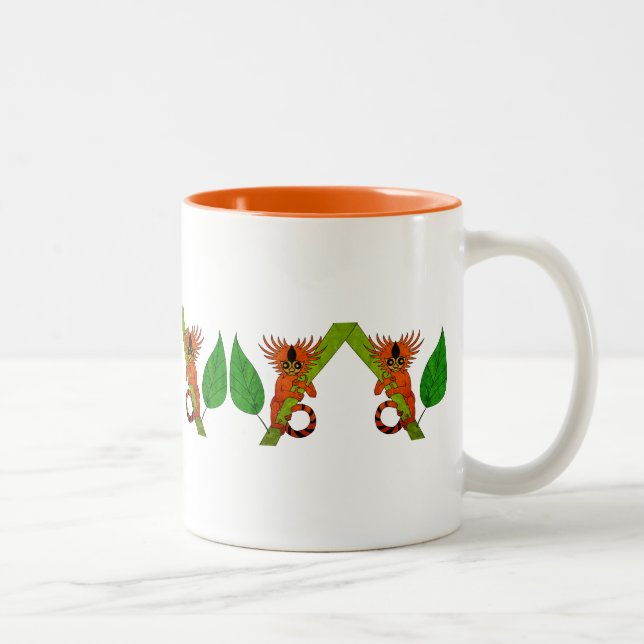 PygmäenMarmoset Zweifarbige Tasse (Rechts)