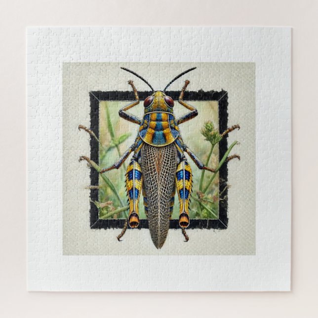 Pygmy Grasshopper 020924IREF232 - Watercolor (Vertikal)