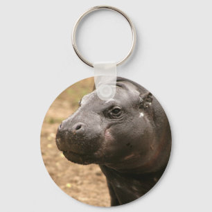 Pygmy Hippo Schlüsselanhänger