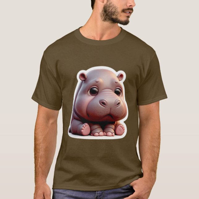 Pygmy Hippo T-Shirt (Vorderseite)