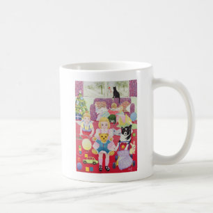 Pyjamas des Teddybären Weihnachts Kaffeetasse