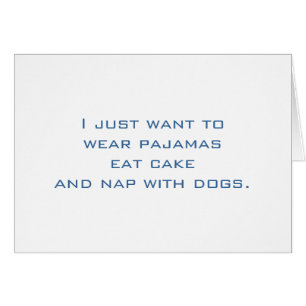 Pyjamas, Kuchen, Nickerchen, Hunde